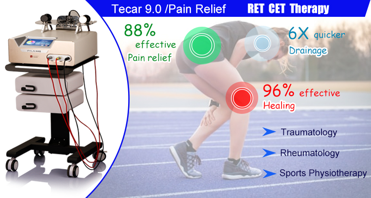 400W Monopolar RF Tecar Therapy Machine For Back Pain Relief