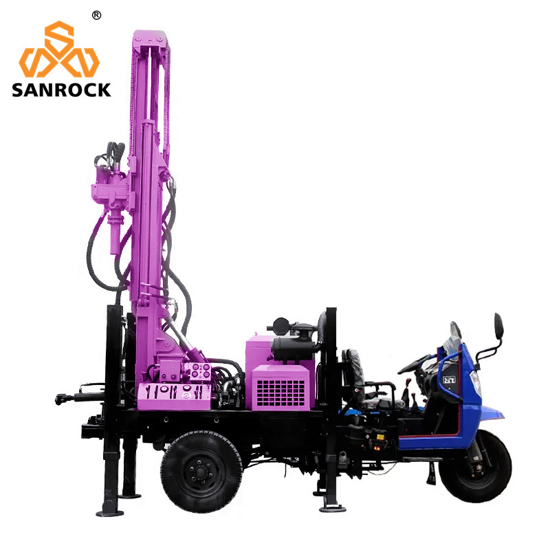 4700 KG Hydraulic Water Well Drilling Rig Powered By Diesel Engine