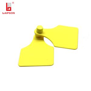 Medium TOP TPU Cattle Cow Tamperproof Ear Tag With Laser Printing In Red