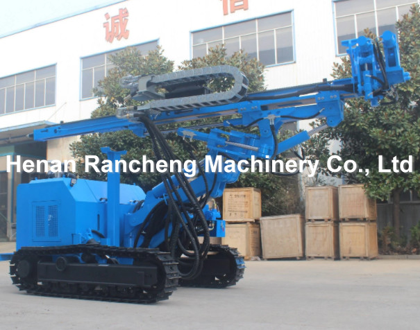 60-80m High Air Pressure DTH Drilling Rig With A Low Energy Consumption