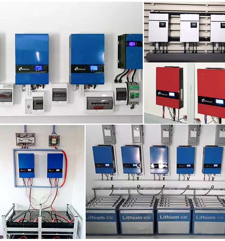 Amsolar 3KW 5KW 8KW 10KW Off Grid Solar Inverter with MPPT Voltage Range of 60-115Vdc