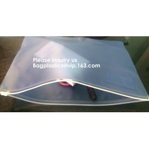 China File Packing Bag With Zipper  Zipper File Bag PVC Document Plastic Bag,Zipper Pouch Zipper File Bags File Holders on sale
