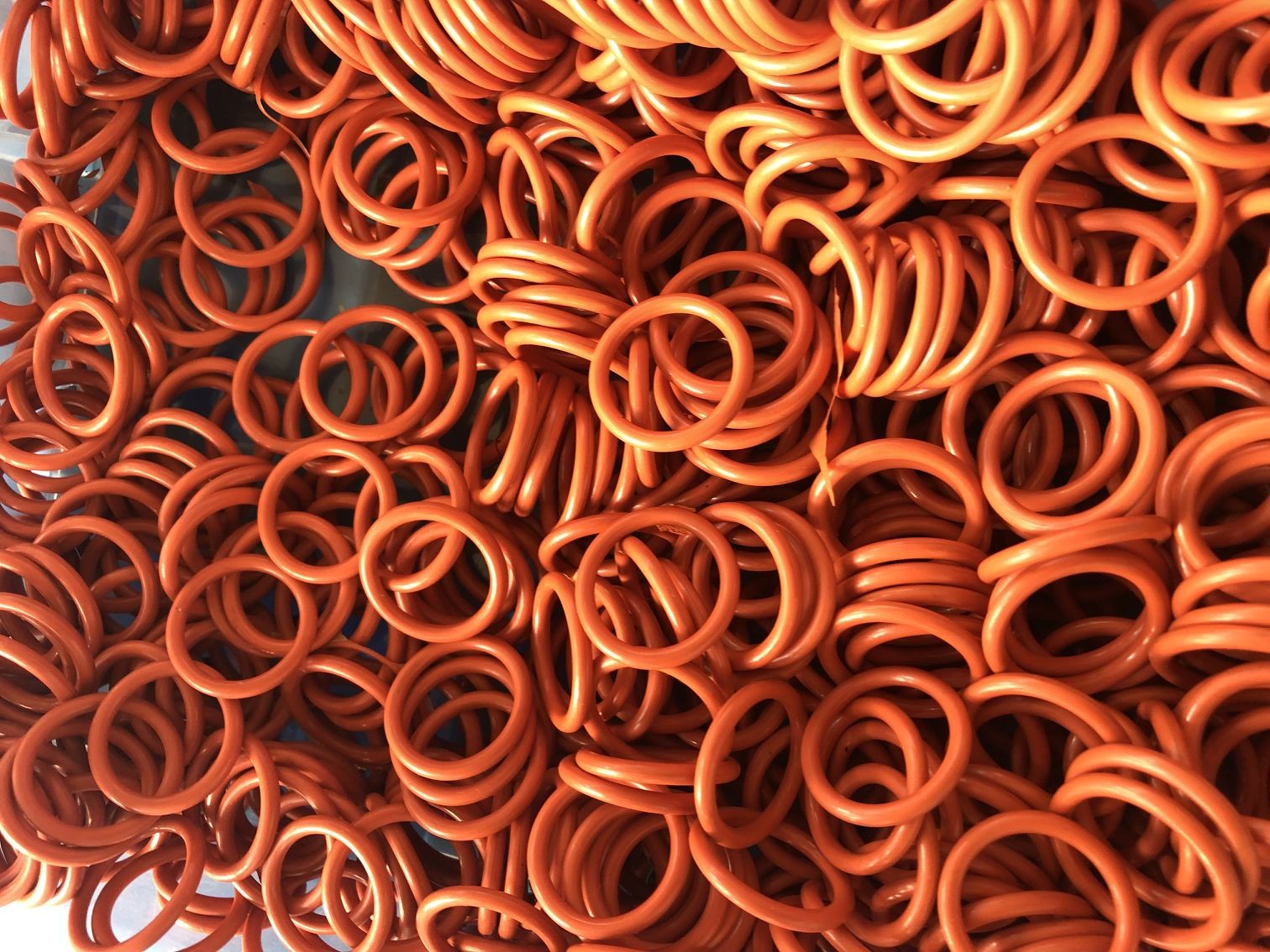 Bright Color Silicone Rubber Seal Rings / Rubber Ring Gasket Anti - Aging