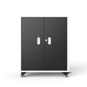 AC Power Multi Device Android Tablet Charging Cart Galvanized