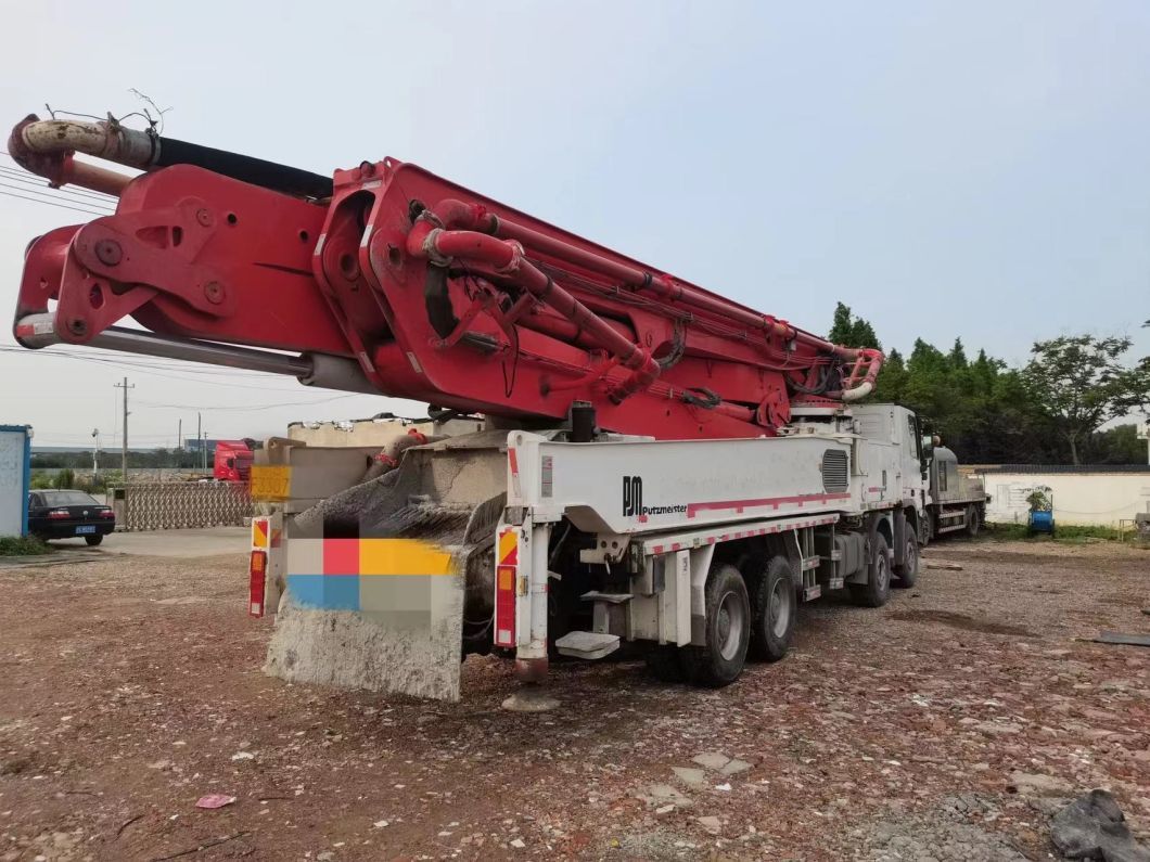 2012 Putzmeister Concrete Boom Pump 56m Truck Mounted Pump Mercedes Benz Machine Equipment