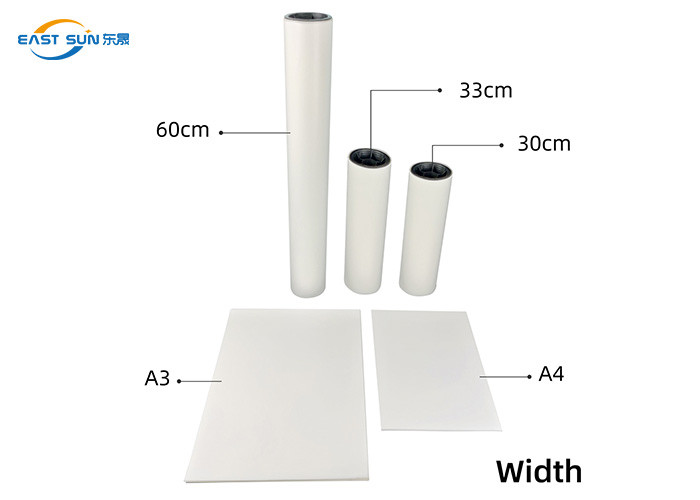 Single Side Matte 0.075mm DTF Printing Film Inkjet Release Transfer