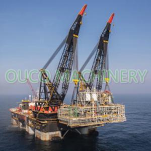 High Efficiency 60t Platform Lattice Boom Pedestal Cranes