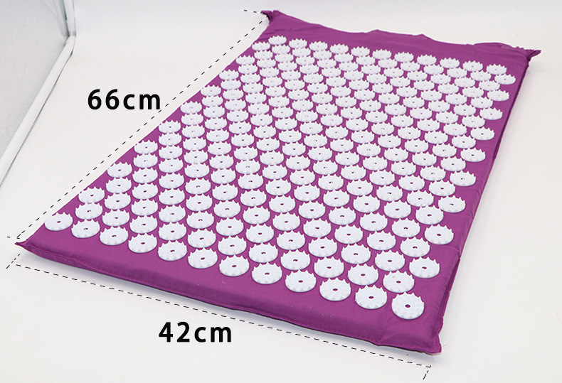 Waterproof 68*40cm Yoga Acupressure Mat For Knee Pain 15mm Thickness