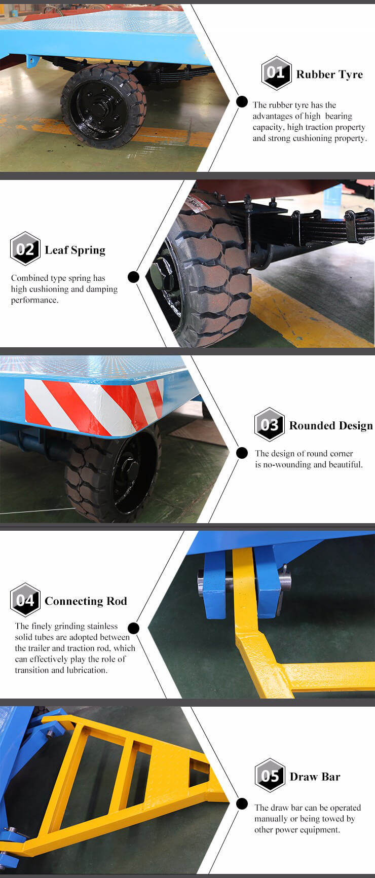 Heavy Duty Industrial No Powered Trailer On Rails Or Ground Mnufacturer