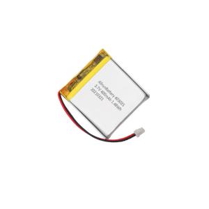 China Square LiPo Battery 400mAh 1C 3.7 V Li Polymer Rechargeable Battery on sale