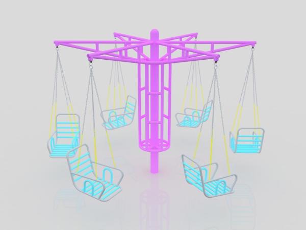 Outdoor Inclusive Swing Wood Children Playground Equipment 500kg Children Swing