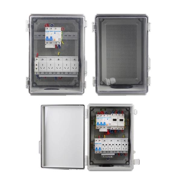 Electrical Enclosure Outdoor Wall Mount Plastic Swtich Box Rainproof 26cmx16cmx1