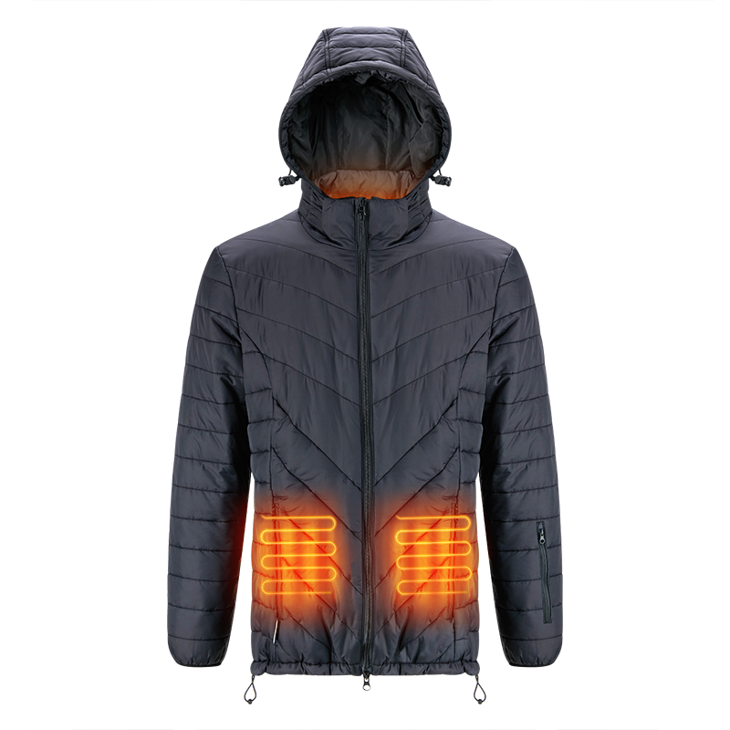 Battery Power Electric Heated Jacket Windproof S-3XL