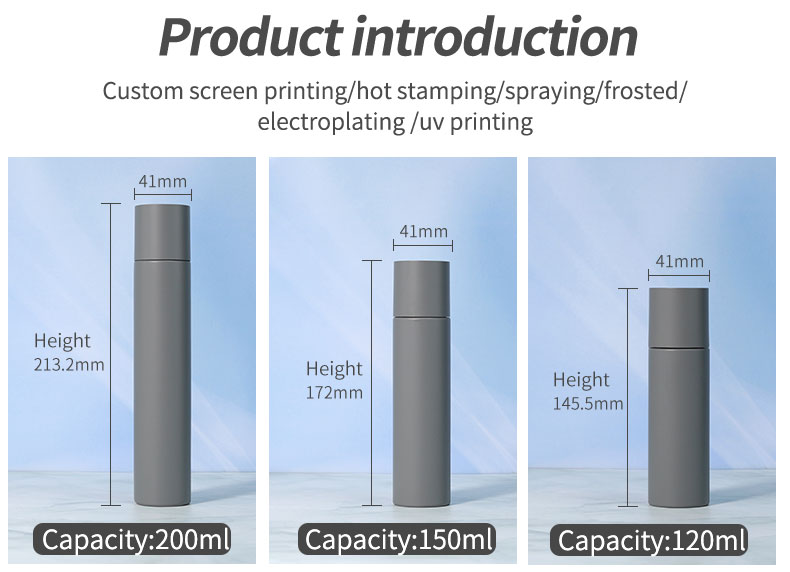 PET Fine Mist Spray Bottles 60 / 100 / 120 / 150 / 200ml Empty Plastic Bottles For Cosmetics Toner