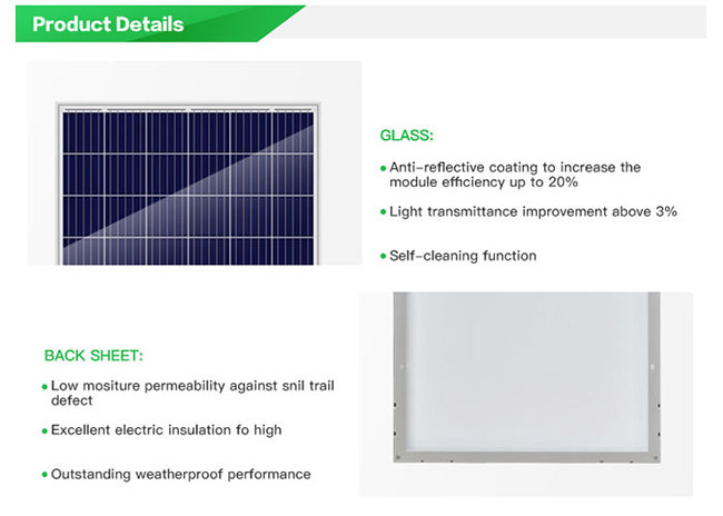 Waterproof 65AH 1.5kw Home Solar PV System For Household Appliances