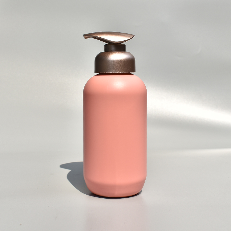 250ml HDPE Custom Refillable Shampoo Pump Bottle Non Leakage
