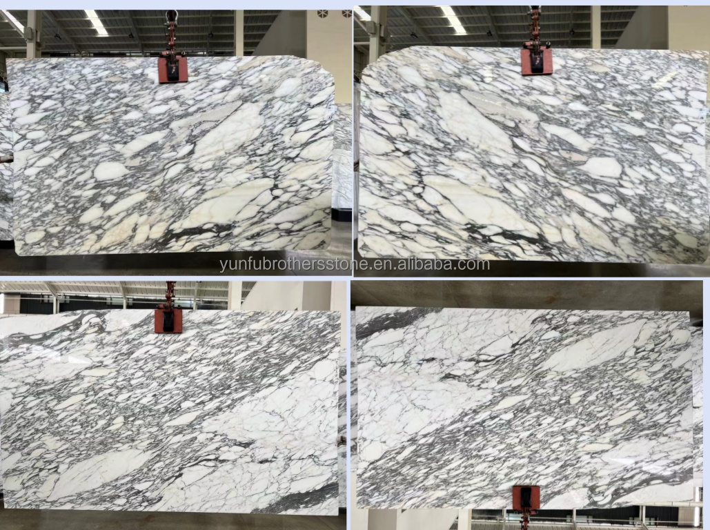 Villa Modern Design Carved Italian Arabescato Corchia White Marble Fireplace Customized