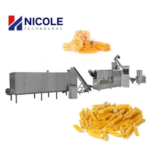 Stainless Steel 304 Electric Single Screw Italy Pasta Extruder Macaroni Pasta