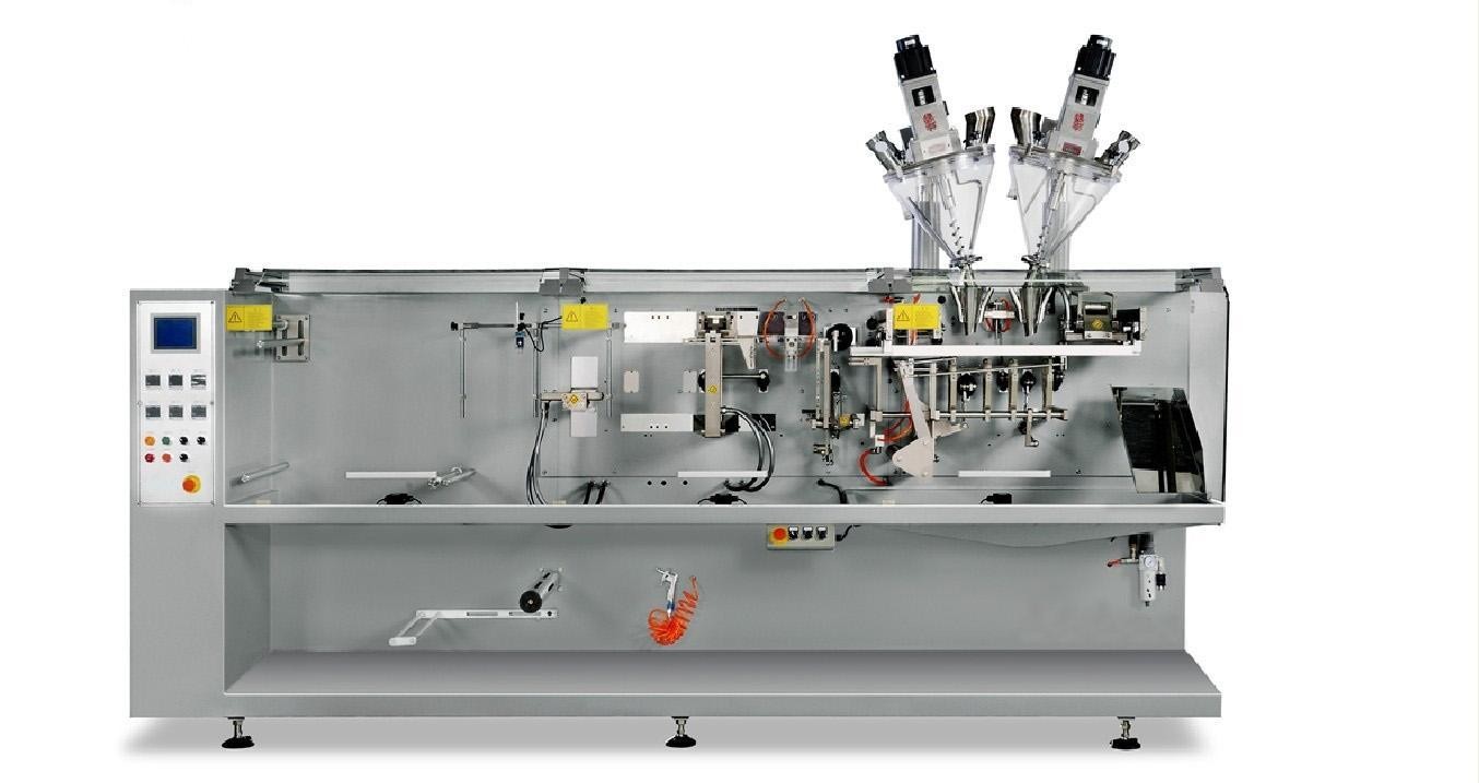 Spice Powder Filling Machine 35-70bags/Min Speed EM-180MP Type