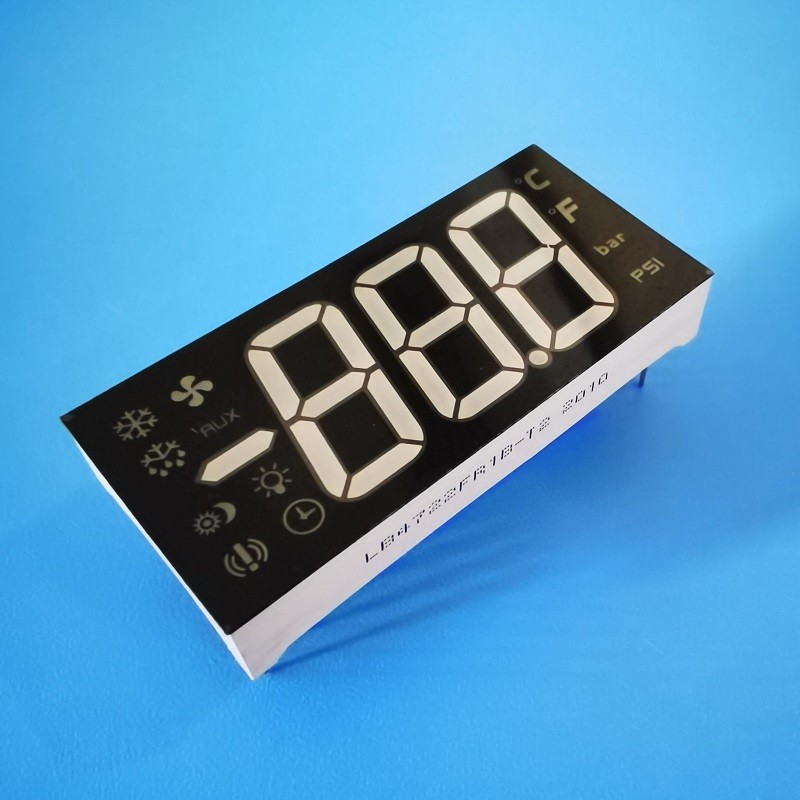 3 Digit 7 Segment Common Anode Super Bright Red LED Display for Refrigeration