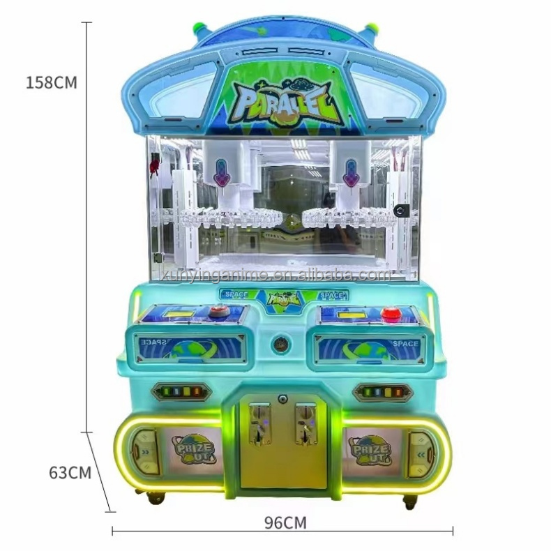 Crane Machine 2 Players Coin Operated Game Machine with US PLUG in Demand