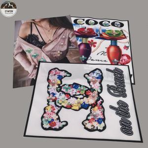  Sew On Embroidery Blank Patches , Customized 3d Embroidery Patches Manufactures