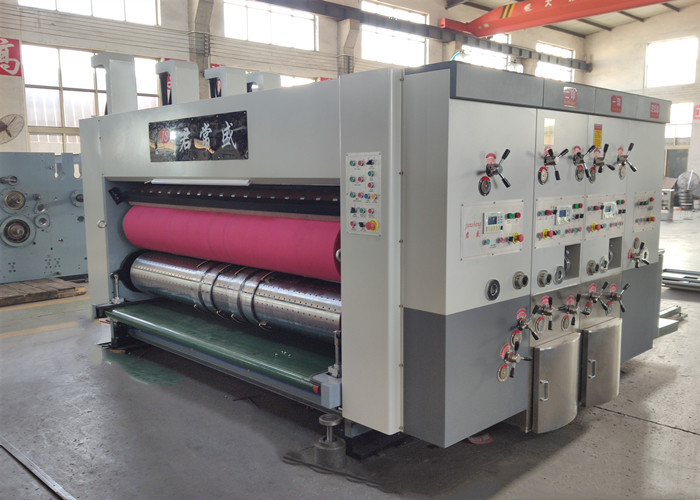 Customized Digital Flexo Printing Machine , High Precision Corrugated Rotary Die Cutter