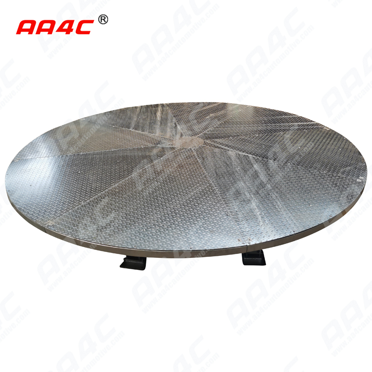 Galvanized 360 Car Turntable Hydraulic Car Parking Rotating Platform For Auto Show Heavy Duty