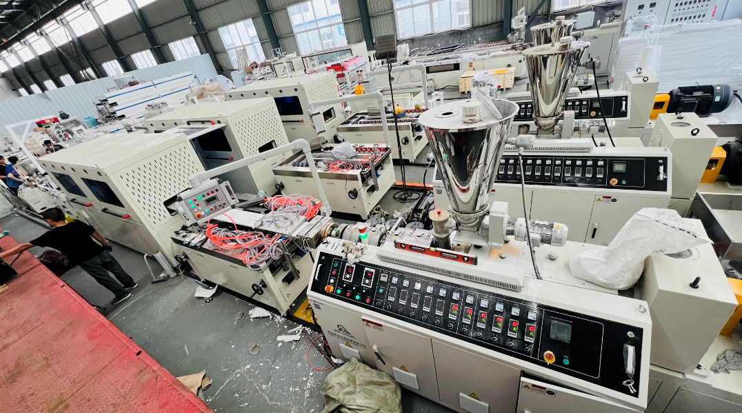 250-300mm PVC Wall / Ceiling Panel Making Machine for WPC Profiles