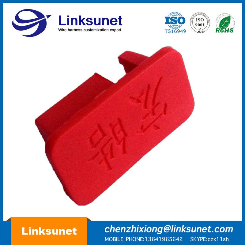 35MM Plastic Injection Molding RED Cap Mold With ROHS REACH Certificate