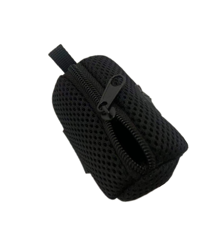 factory customize sandwich fabric net bag soft small mesh pouch portable storage pocket for power bank
