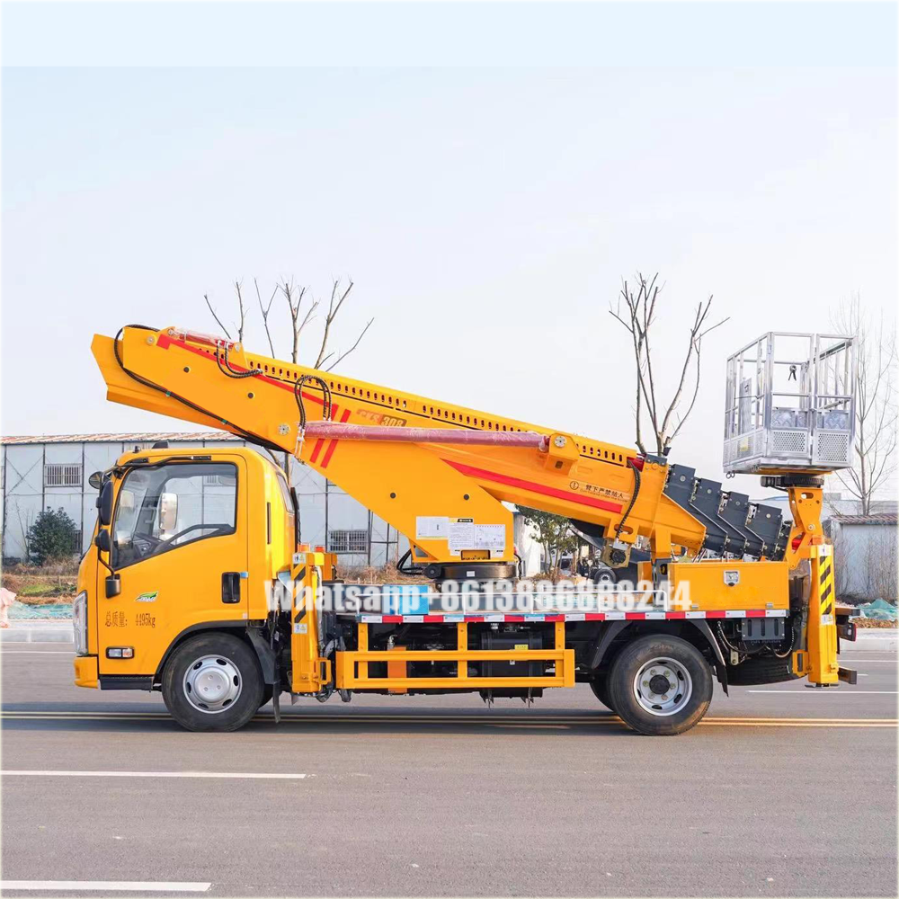 I Suzu 30 Meters High Working Truck Aerial Work Platform Truck Bucket Truck