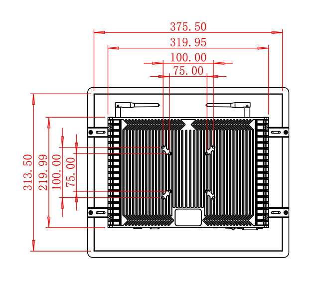 17-Inch Integrated Android Touch Screen for Security Systems and Logistics Monitoring