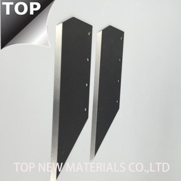 High Precision Cobalt Chrome Alloy Chemical Fiber Cutting Blade 175mm × 48mm × 1
