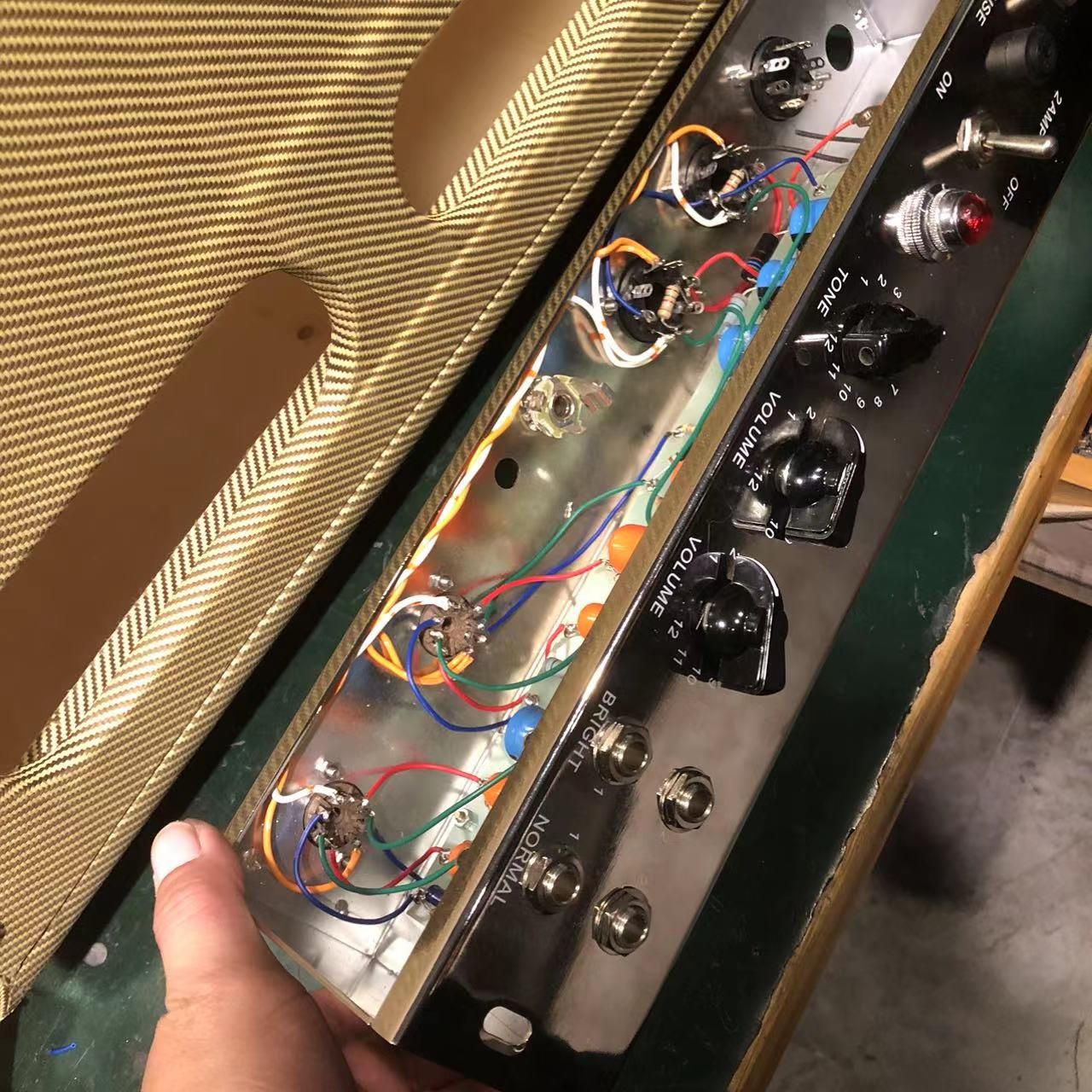 2025 Tweedle Dee Deluxe 5E3 Classic Dumble Style Mods Tweed Head, Pure Handed with Eyelet Board, 6V6GT*2, 12AX7*2, 5Y3GT*1, Grand Amplifier, Accept