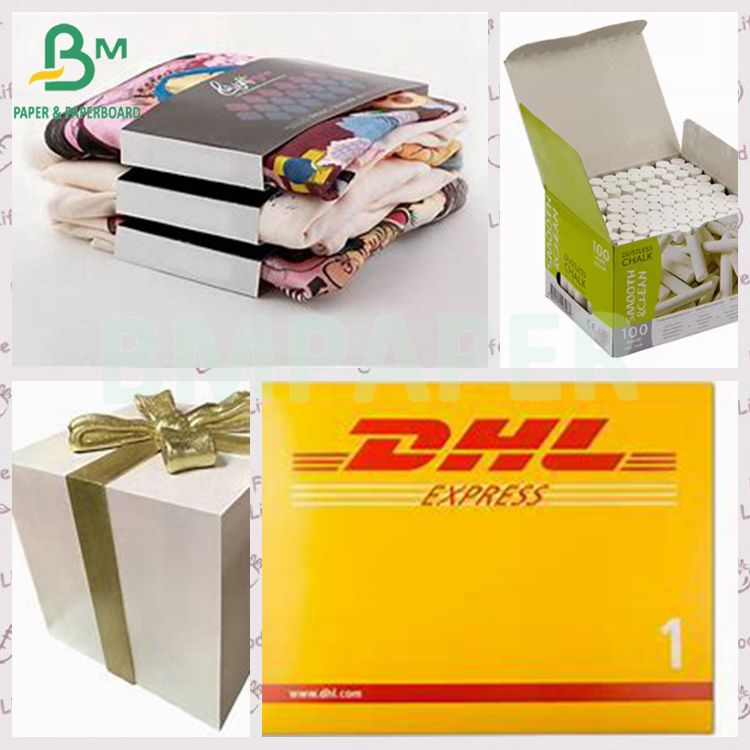 Recyclable Strong 230gsm 400gsm White Top Coated Duplex Board