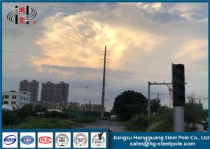  Overhead Transmission Pole , Stainless Steel Tubular Pole For Distribution Line Project Manufactures