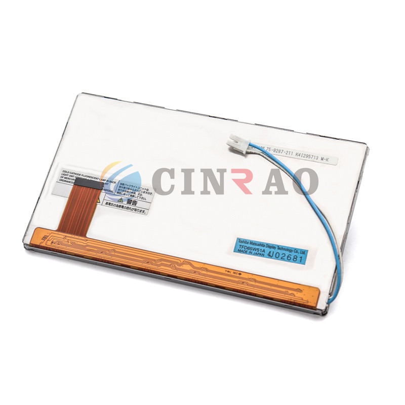 6.5 INCH Toshiba TFD65W51A TFT LCD Screen Display Panel For Car GPS Auto Spare Parts