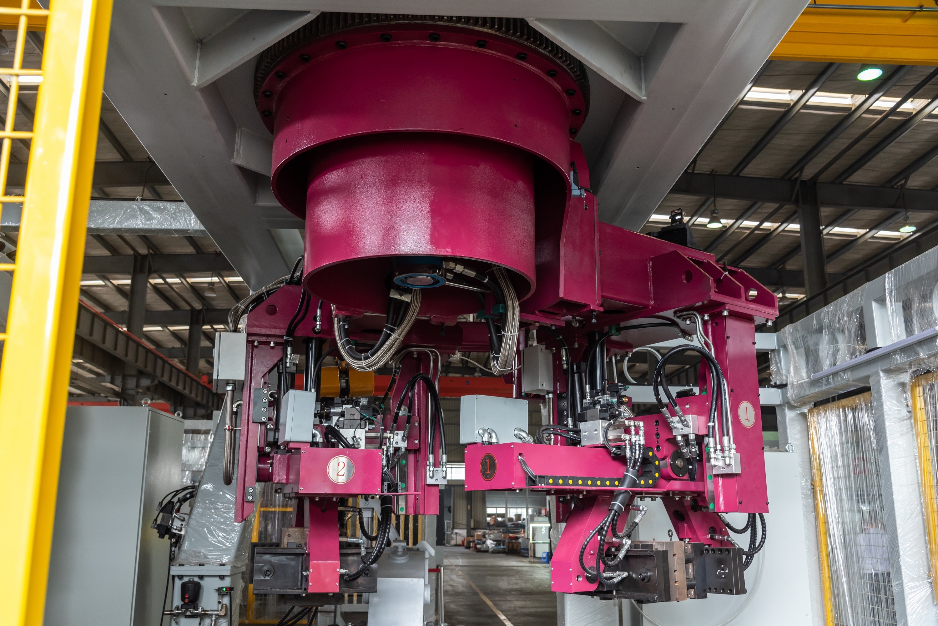 Multiple Cavity Dies Automatic Low Pressure Metal Die Casting Machine For Water Meter
