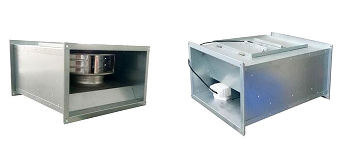 Backward Curved Rectangular Duct Fan High Efficiency 220V 380V 400mm 200mm