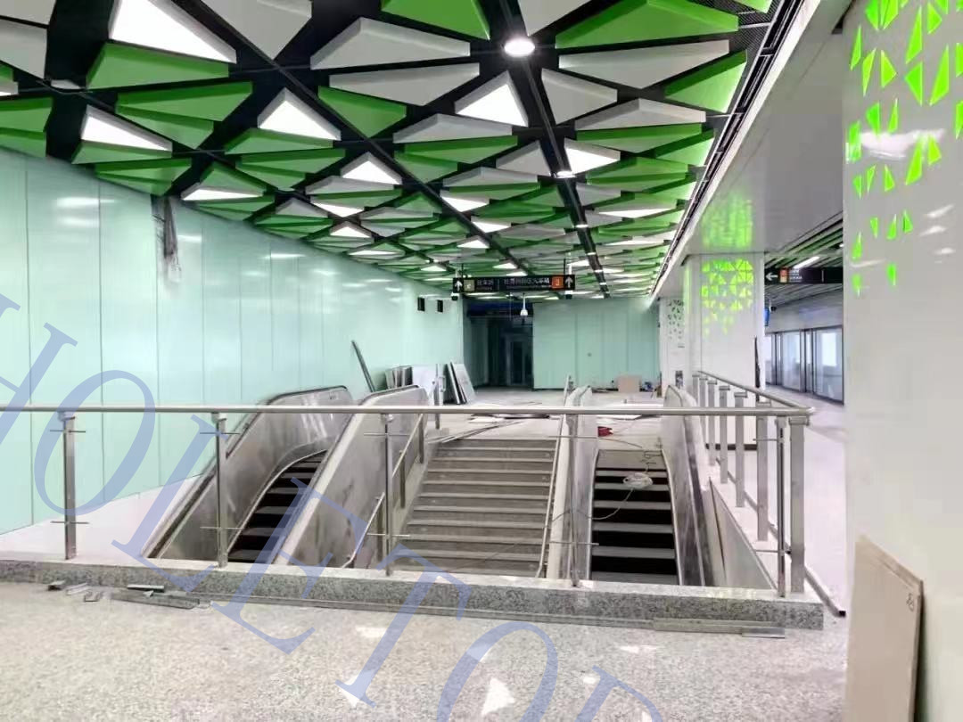 6mm Thickness Ceramic Coated Aluminum Panel For Subway Station