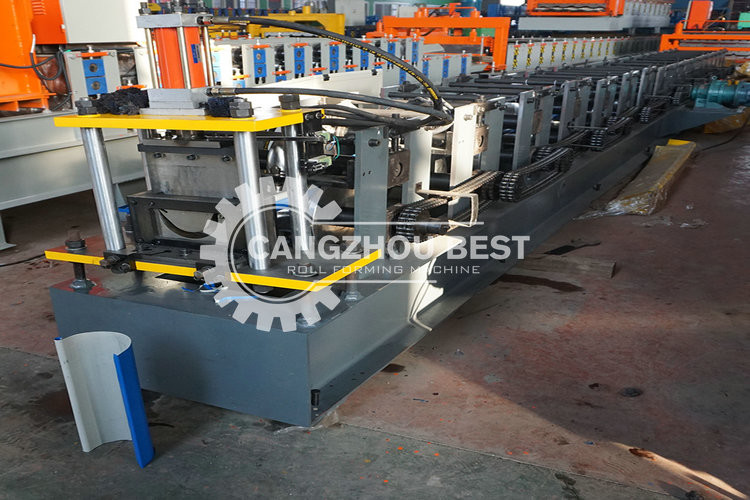 Alumiumum Rainwater Roofing Seamless Gutter Roll Forming Machine