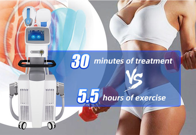 4 Handles EMS Muscle Building Machine for Body Sculpting
