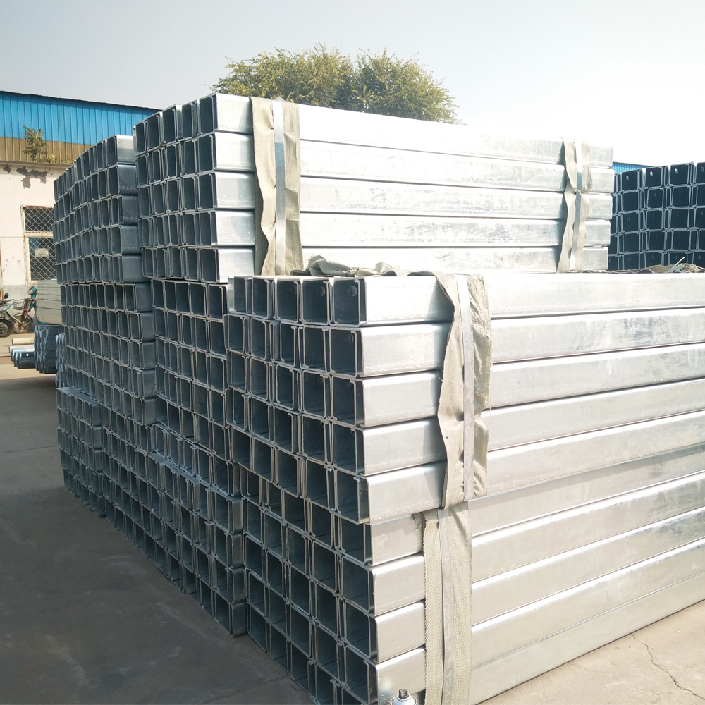 Hot Dip Zinc Coated Galvanized Steel Guardrail Spacer With ISO9001 2008 Certification
