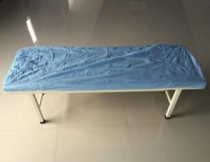  Disposable Hospital Medical Furniture Non Woven Polypropylene Bed Cover Sheet Manufactures