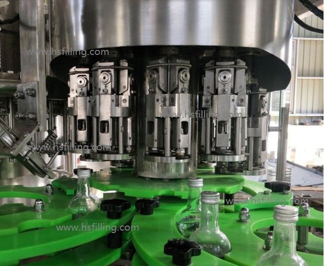 high speed glass bottle ROPP aluminum cap Automatic Capping Equipment capping machine sealing packing