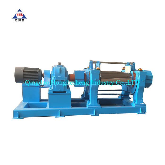 XK 400 Rubber Mixing Mill Machine 18kg 35KG Capacity For Plastic