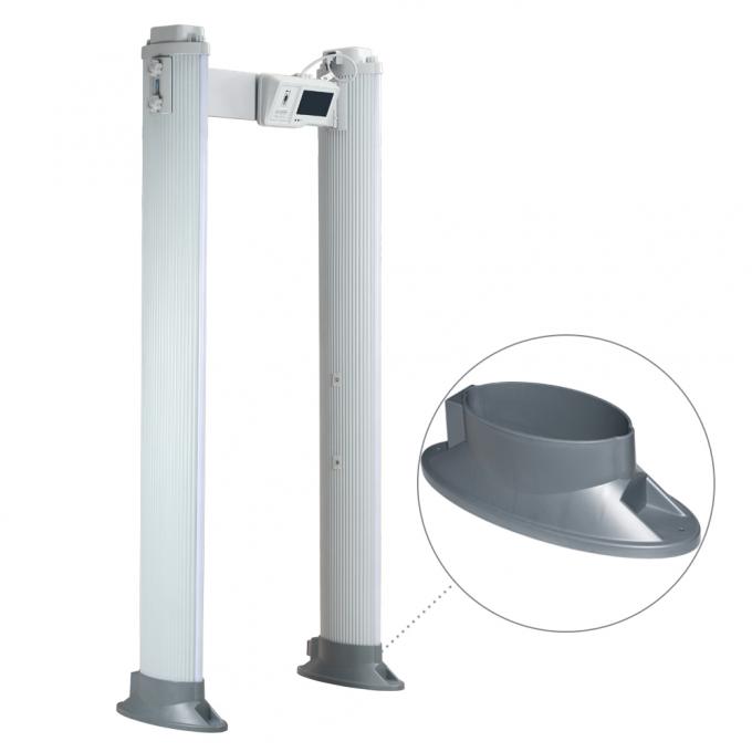 LCD display 255 level Portable Metal Detector Gate with cloud storage system