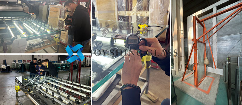 Architectural safety laminated glass quality control