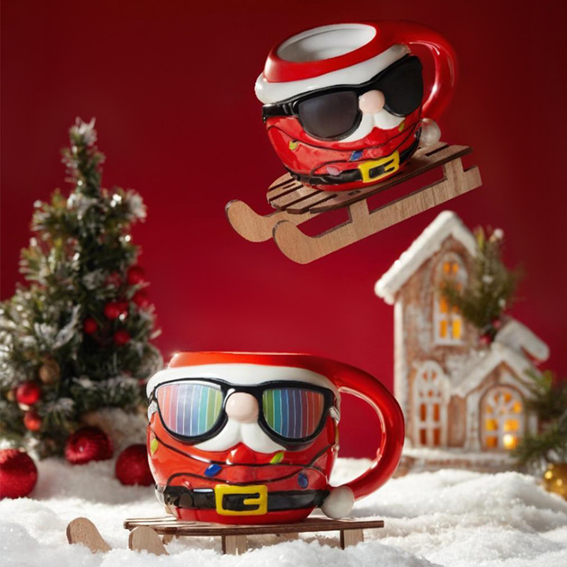 Vibrant Ceramic Tea Mug With Personalized Coffee Mugs Christmas Ceramic Color Changing Mug